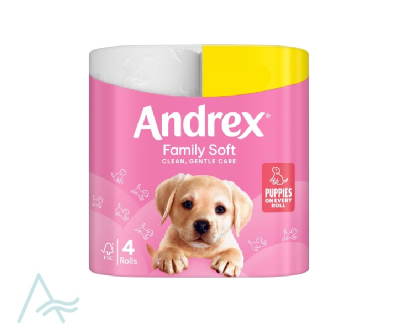 ANDREX GENTLE CLEAN 4 ROLLS